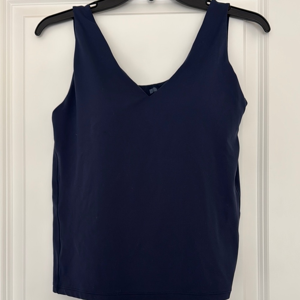 Uniqlo airism Navy Blue Women's V-neck Tank